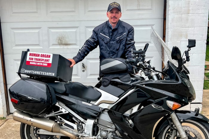 Ross Beau Earnest with Yamaha FJR1300